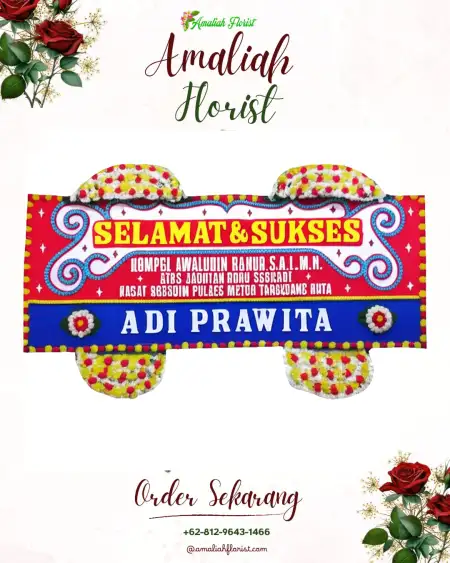 Papan Bunga Ucapan Selamat Todopa